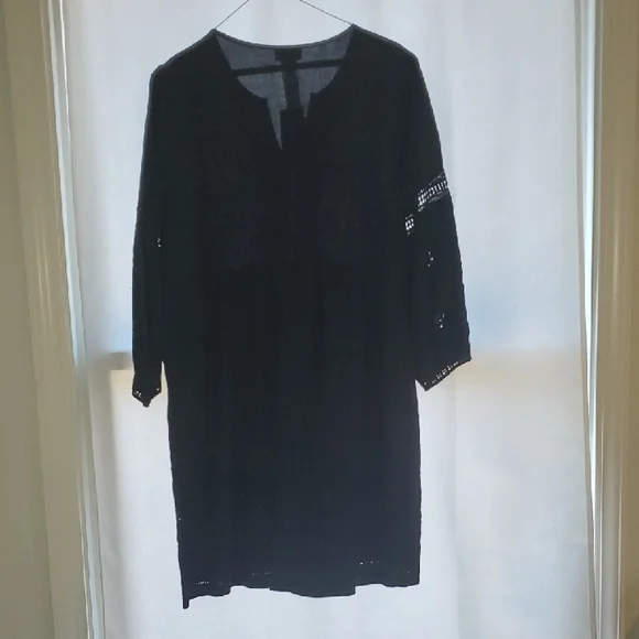Tommy Bahama Black Midi Dress - Picture 6 of 7